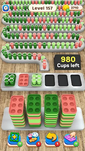 Gameplay screenshot 1 from Coffee Mania - Sorting Jam - Puzzle game