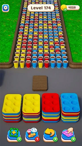 Gameplay screenshot 2 from Coffee Mania - Sorting Jam - Puzzle game